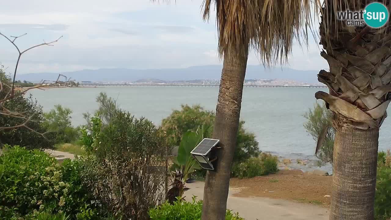 Live Webcam Capoterra – La Maddalena Strand – Sardinien – Italien