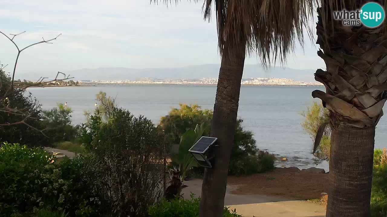 Webcam en vivo Capoterra – Playa La Maddalena – Cerdeña – Italia