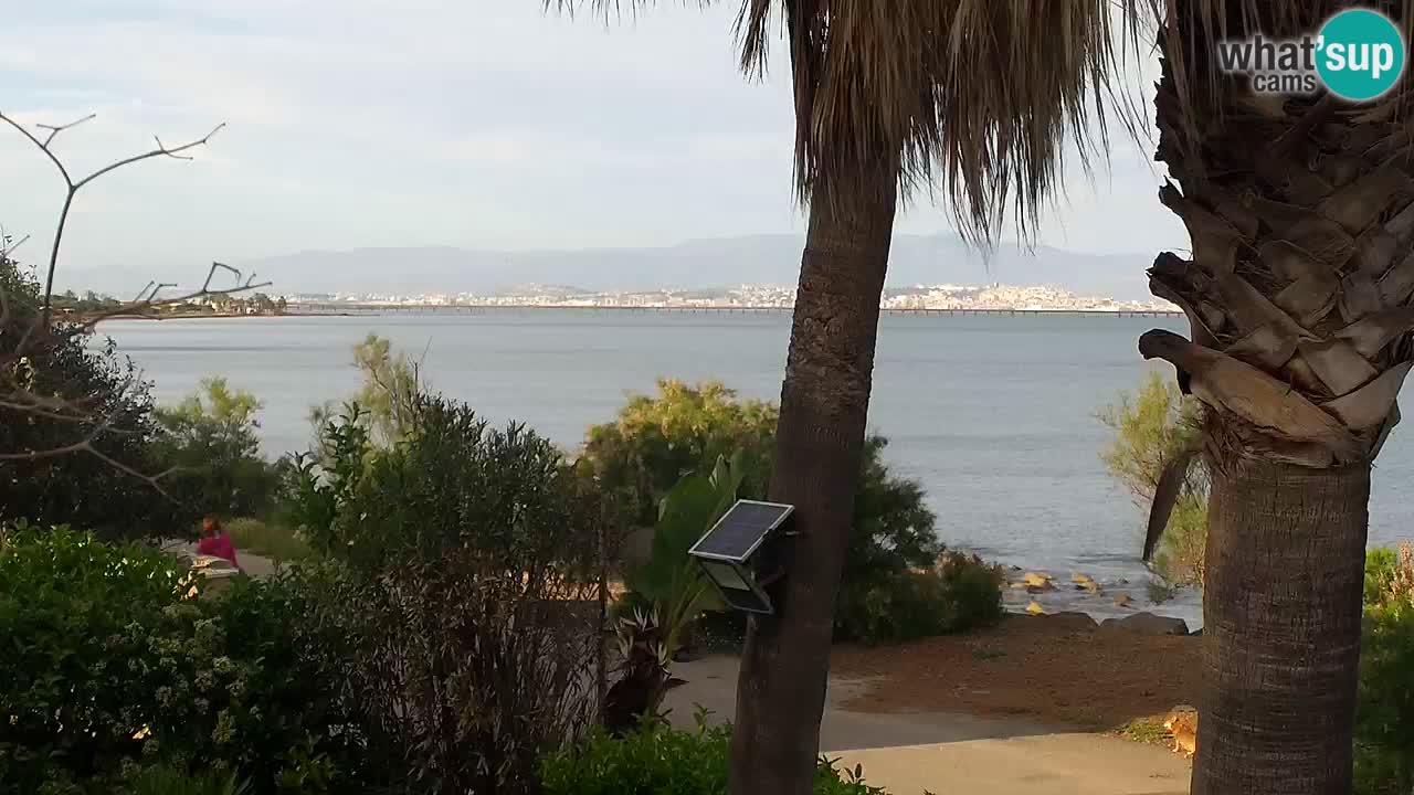 Webcam en vivo Capoterra – Playa La Maddalena – Cerdeña – Italia