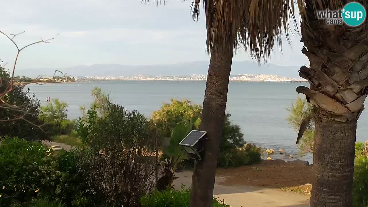 Live webcam Capoterra – La Maddalena beach – Sardinia – Italy