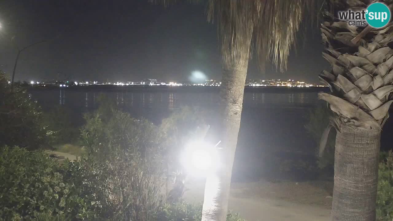 Webcam en vivo Capoterra – Playa La Maddalena – Cerdeña – Italia