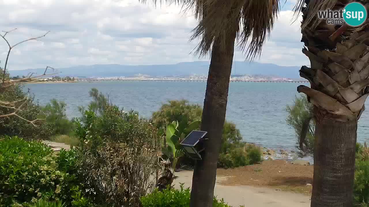Webcam en direct Capoterra – Plage de La Maddalena – Sardaigne – Italie