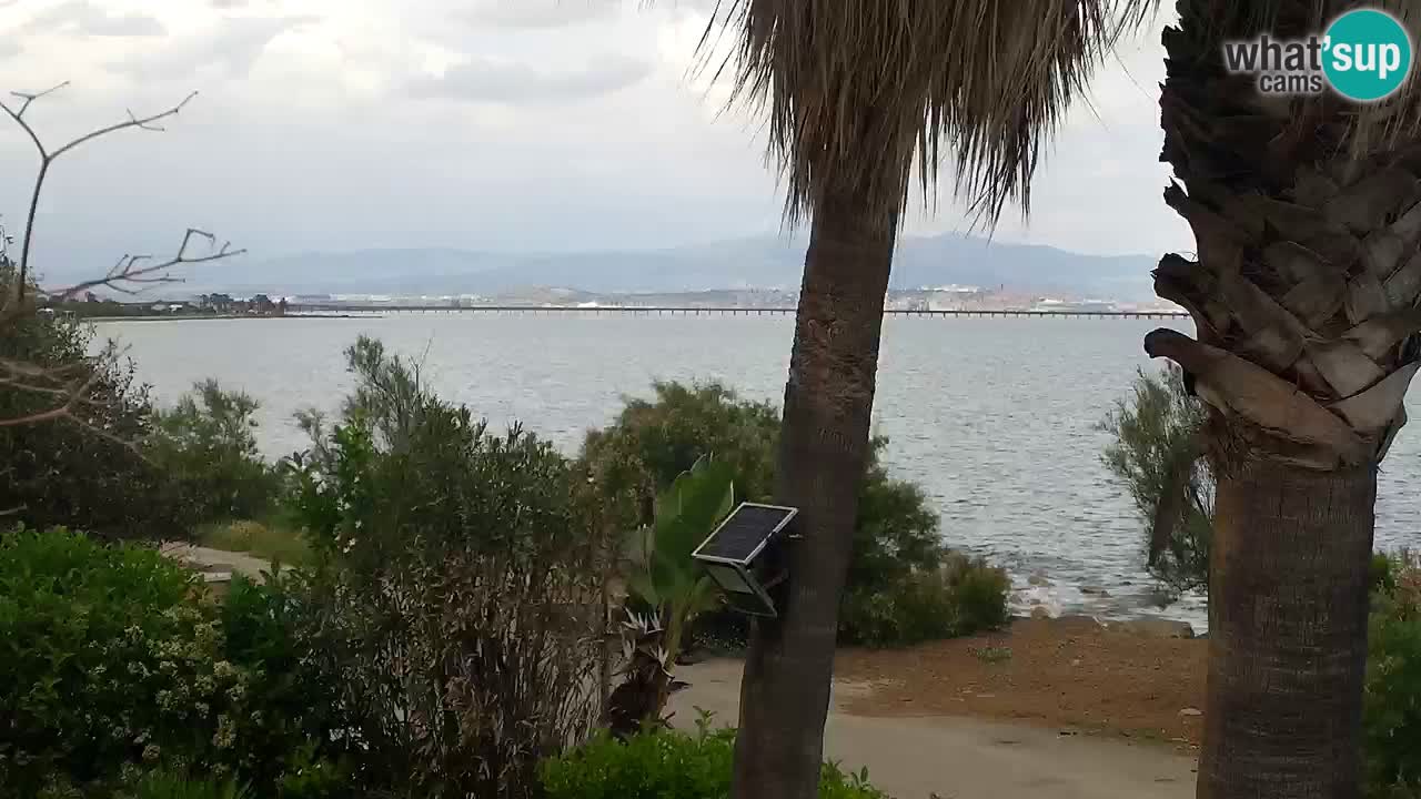 Live webcam Capoterra – Spiaggia della Maddalena – Sardegna – Italia