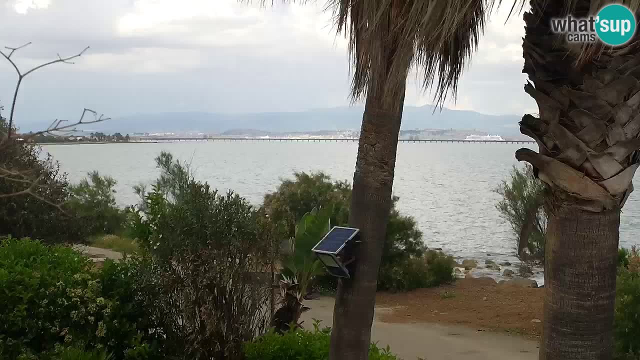Live webcam Capoterra – Spiaggia della Maddalena – Sardegna – Italia