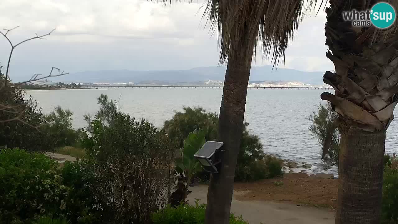 Webcam en direct Capoterra – Plage de La Maddalena – Sardaigne – Italie