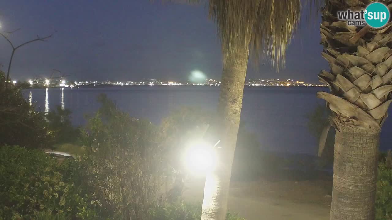 Live webcam Capoterra – Spiaggia della Maddalena – Sardegna – Italia