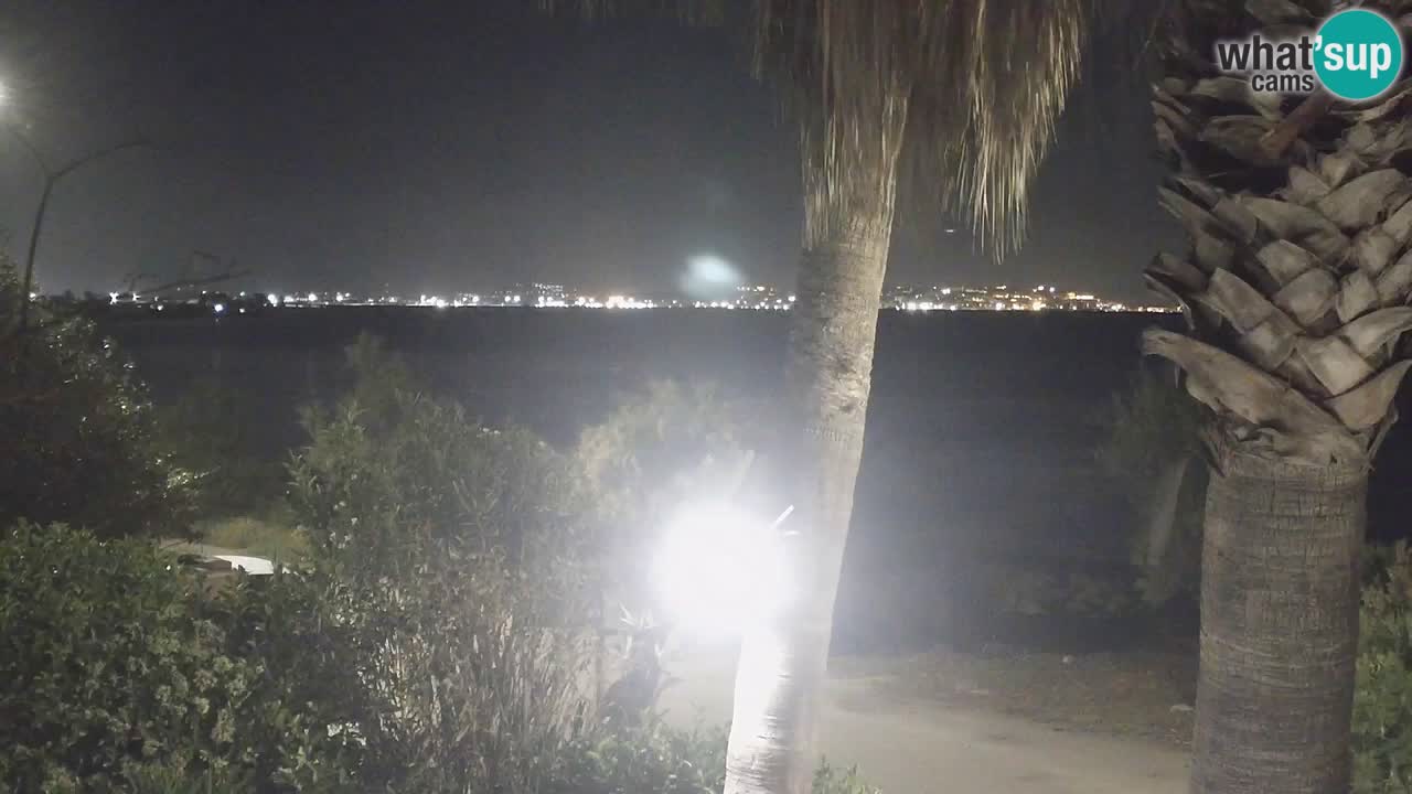 Webcam en vivo Capoterra – Playa La Maddalena – Cerdeña – Italia
