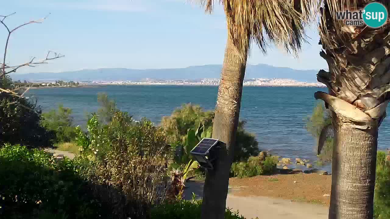 Live webcam Capoterra – Spiaggia della Maddalena – Sardegna – Italia
