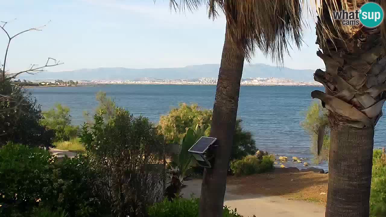 Spletna kamera v živo Capoterra – plaža La Maddalena – Sardinija – Italija