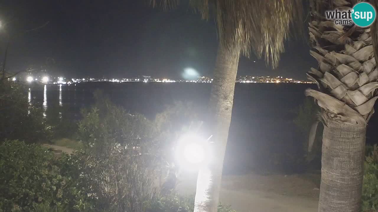 Webcam en direct Capoterra – Plage de La Maddalena – Sardaigne – Italie