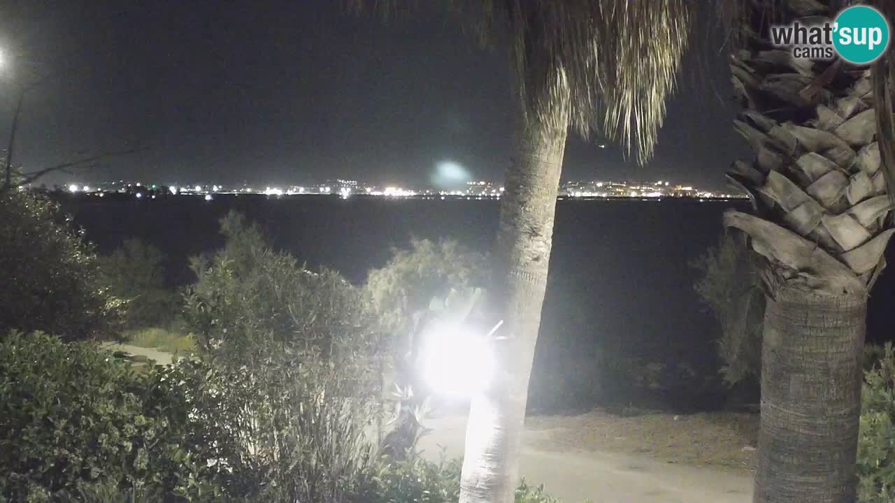 Webcam en vivo Capoterra – Playa La Maddalena – Cerdeña – Italia