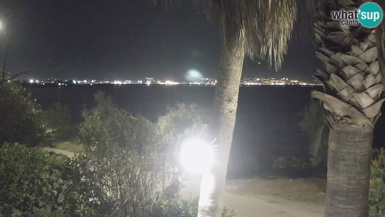 Webcam en direct Capoterra – Plage de La Maddalena – Sardaigne – Italie