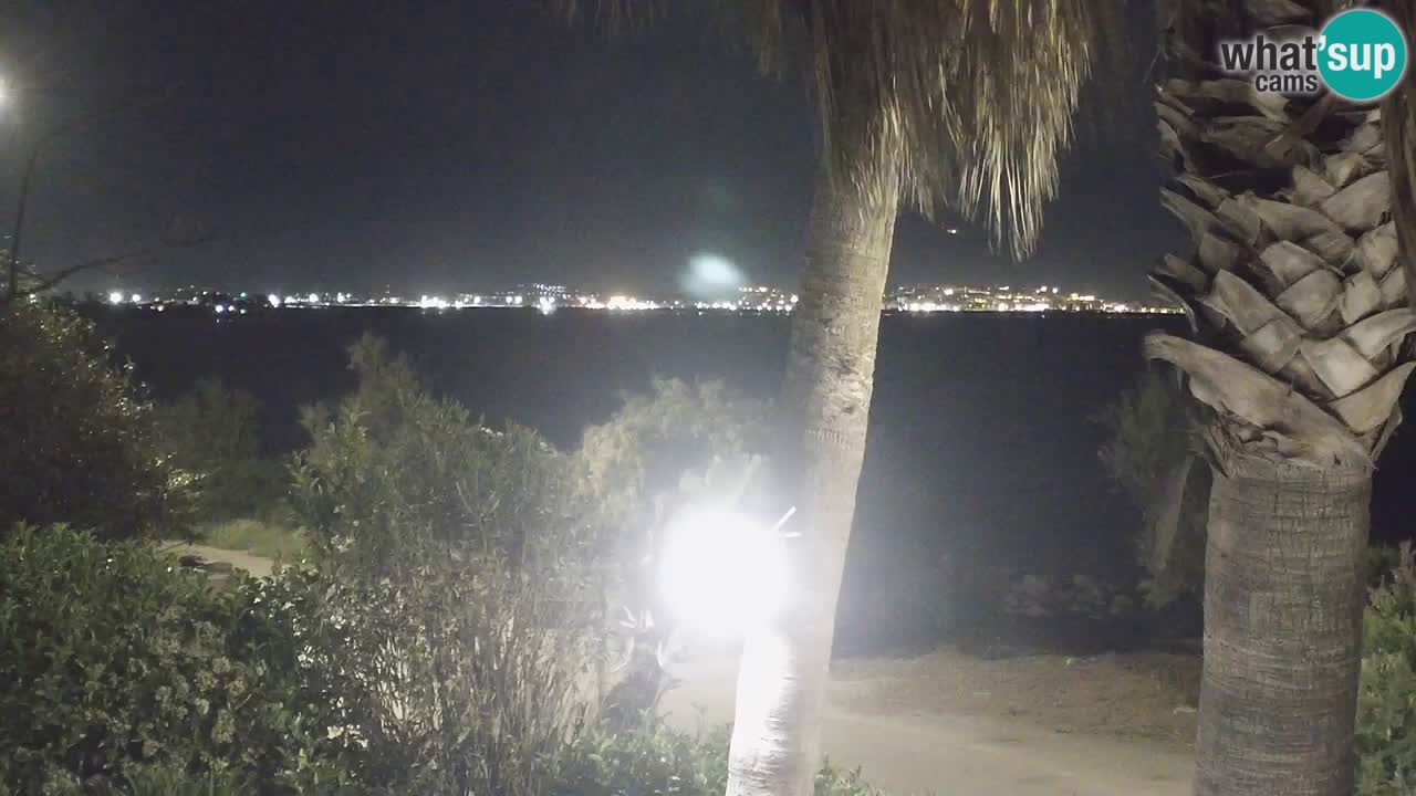Webcam en vivo Capoterra – Playa La Maddalena – Cerdeña – Italia