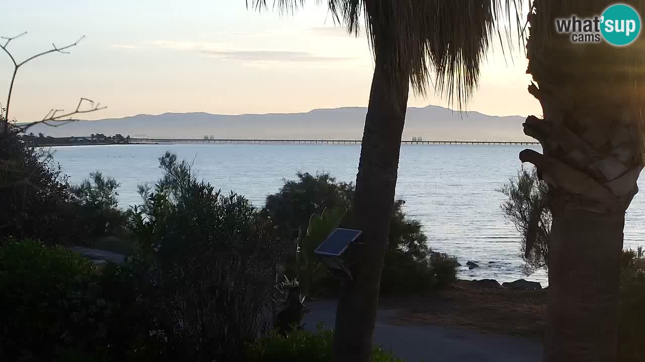 Live webcam Capoterra – La Maddalena beach – Sardinia – Italy