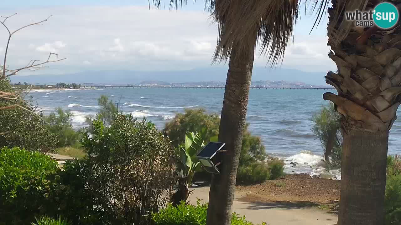 Live webcam Capoterra – La Maddalena beach – Sardinia – Italy