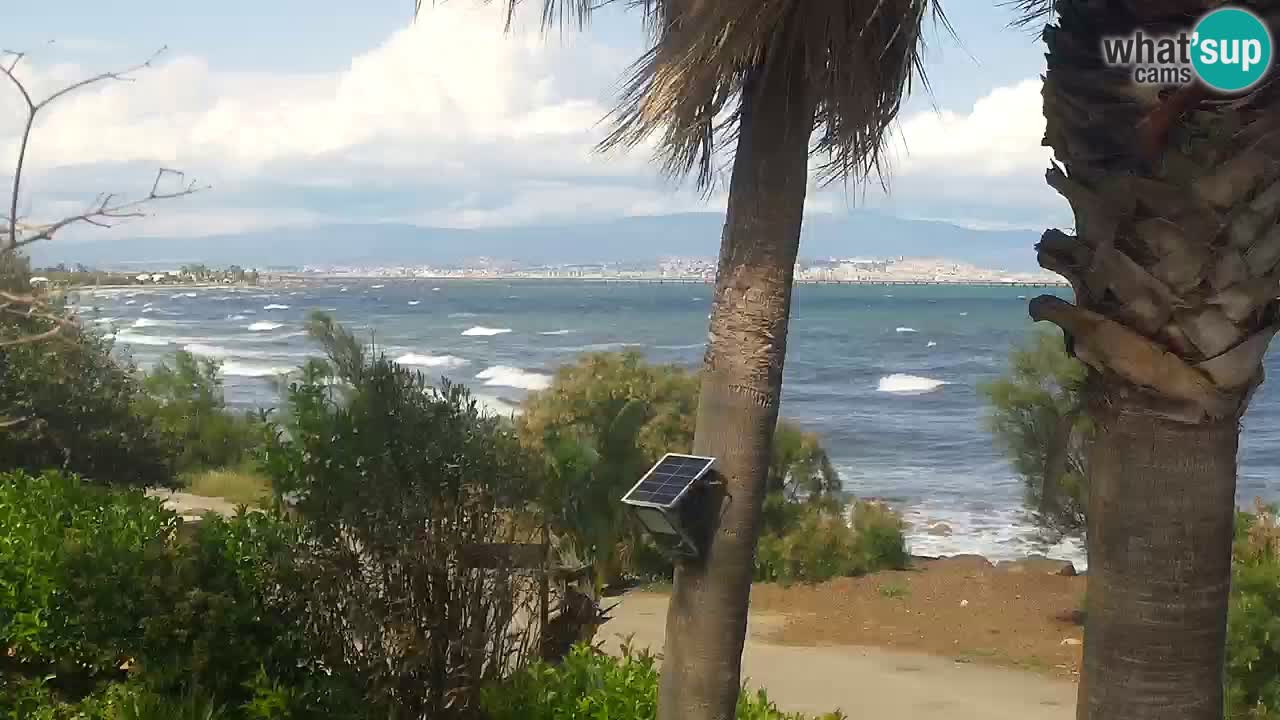 Live webcam Capoterra – La Maddalena beach – Sardinia – Italy