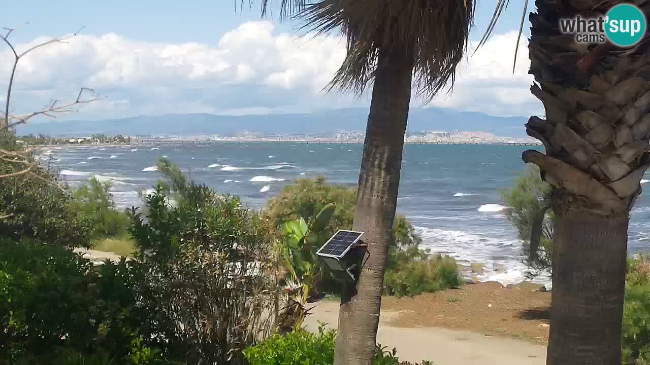 Webcam en direct Capoterra – Plage de La Maddalena – Sardaigne – Italie