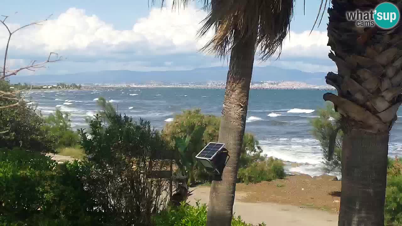 Live webcam Capoterra – La Maddalena beach – Sardinia – Italy