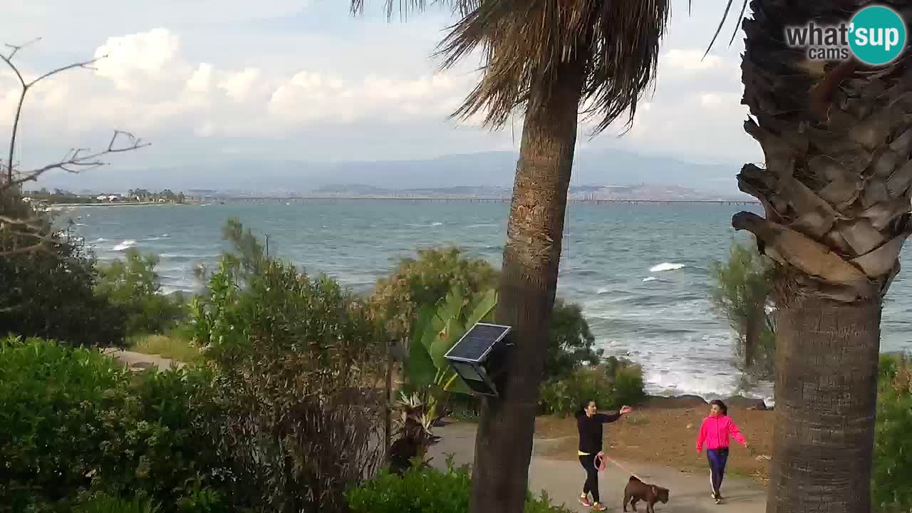 Web kamera uživo Capoterra – plaža La Maddalena – Sardinija – Italija