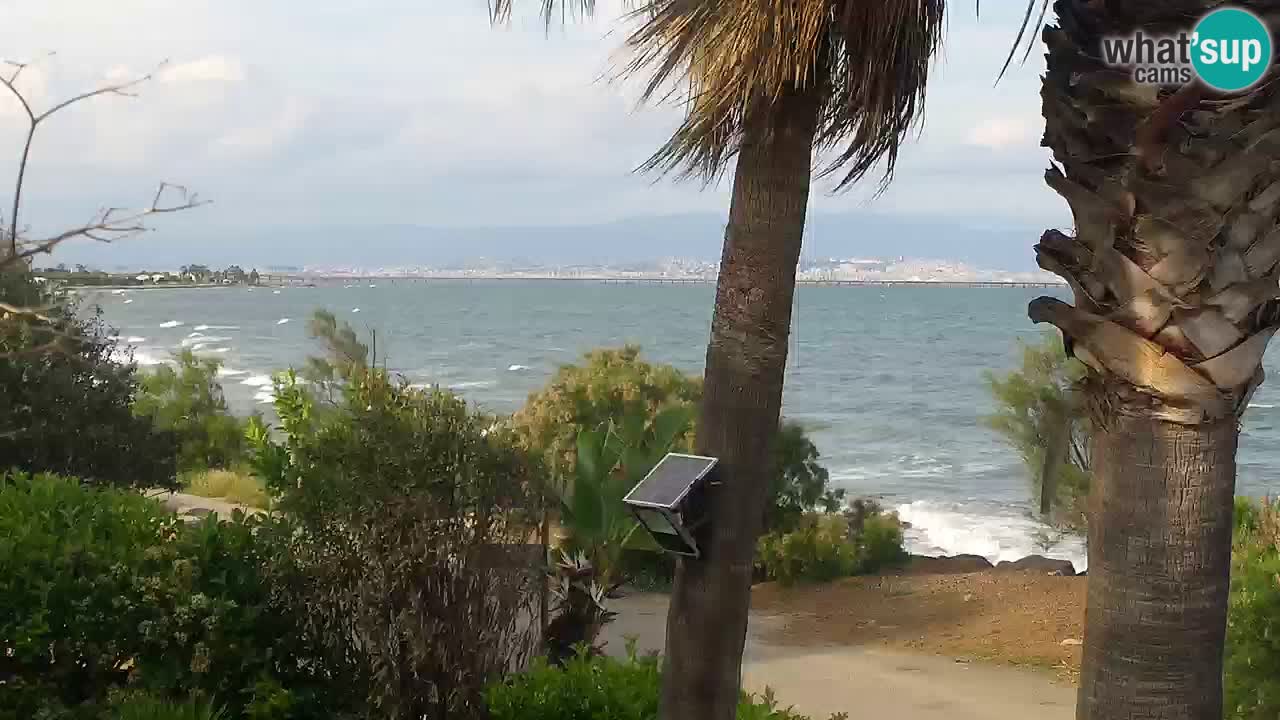 Spletna kamera v živo Capoterra – plaža La Maddalena – Sardinija – Italija