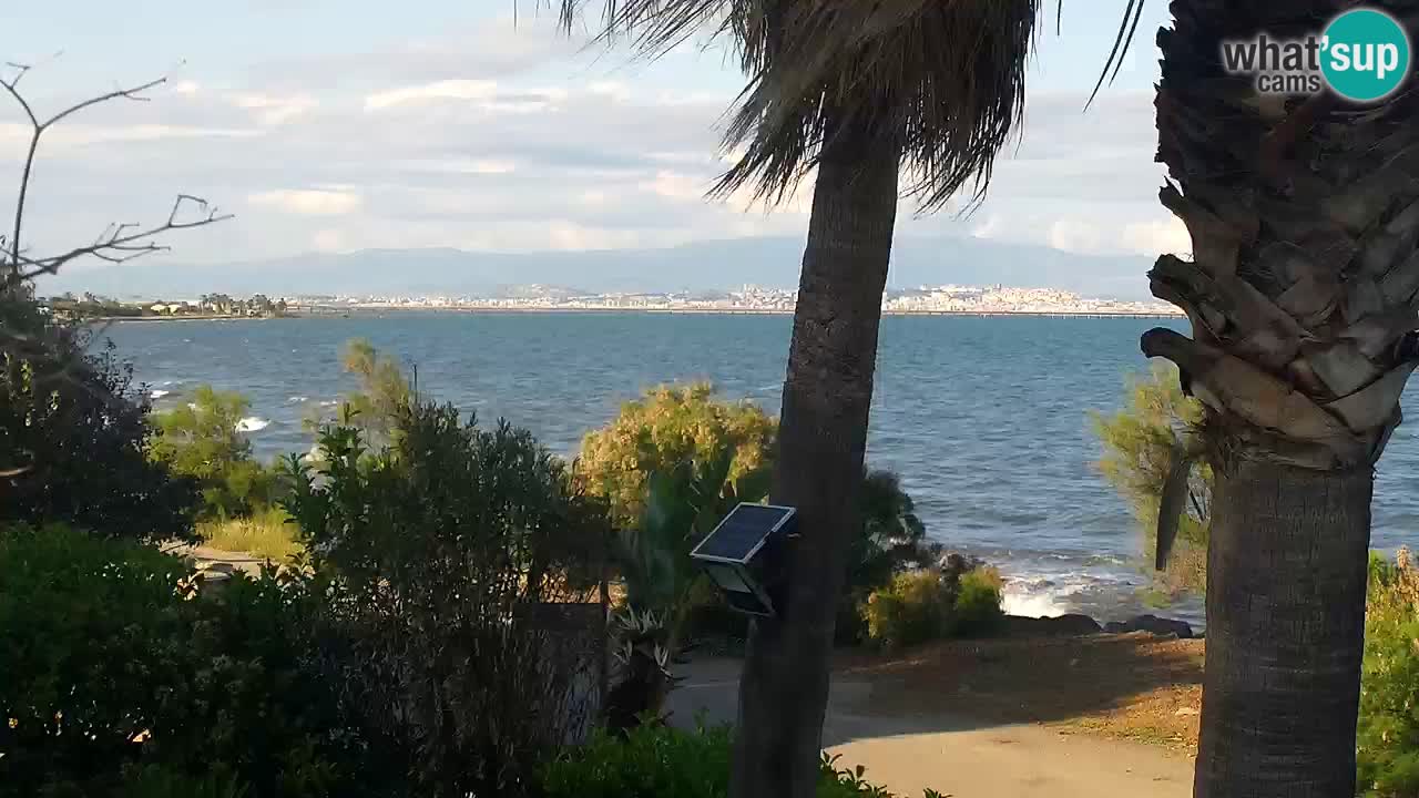Live Webcam Capoterra – La Maddalena Strand – Sardinien – Italien