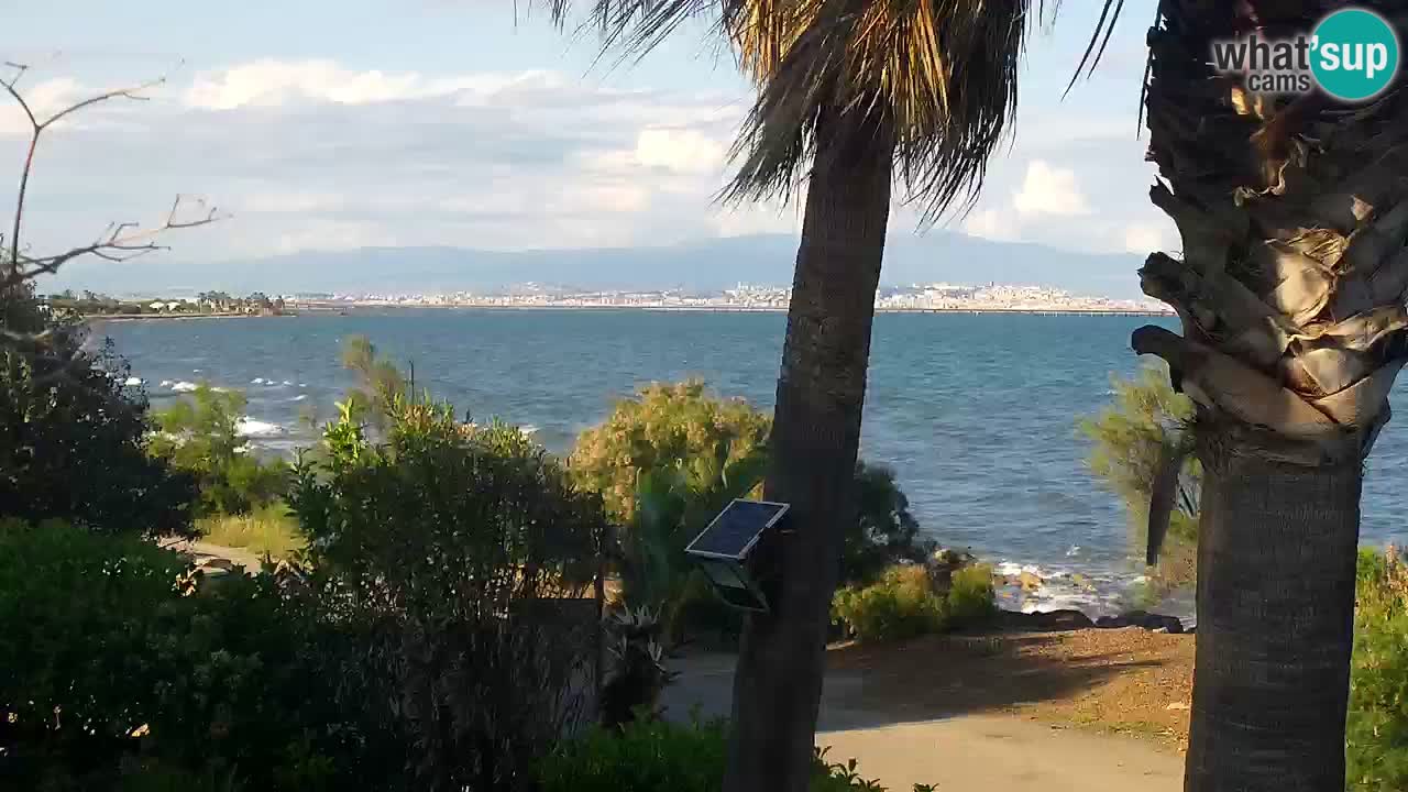 Webcam en vivo Capoterra – Playa La Maddalena – Cerdeña – Italia