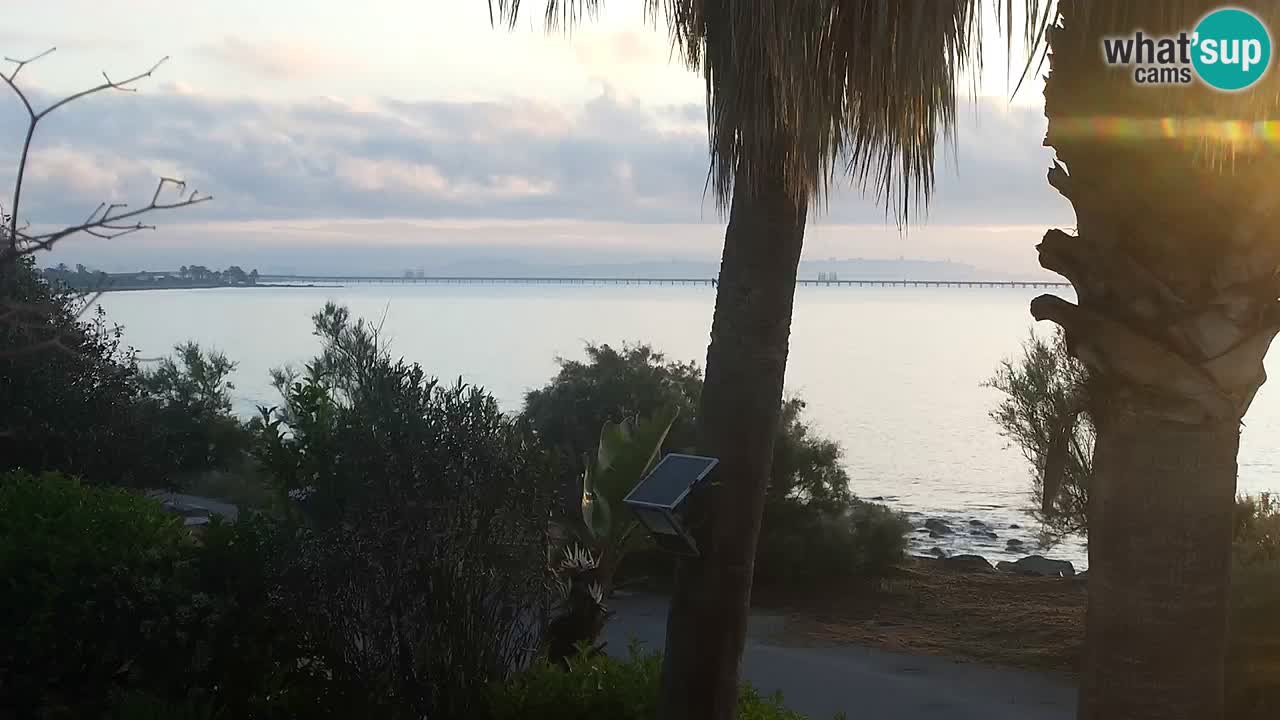 Webcam en vivo Capoterra – Playa La Maddalena – Cerdeña – Italia