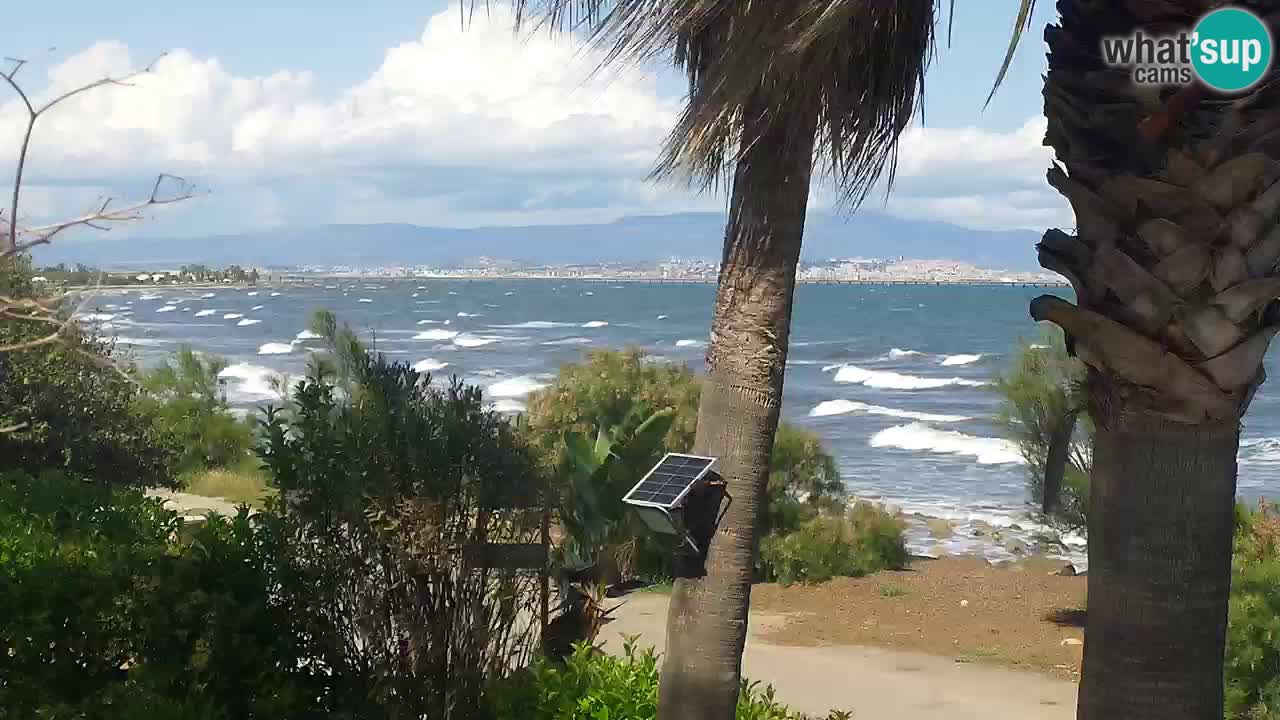 Live webcam Capoterra – La Maddalena beach – Sardinia – Italy