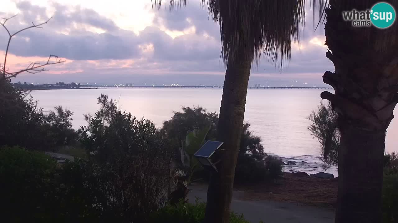 Live webcam Capoterra – Spiaggia della Maddalena – Sardegna – Italia
