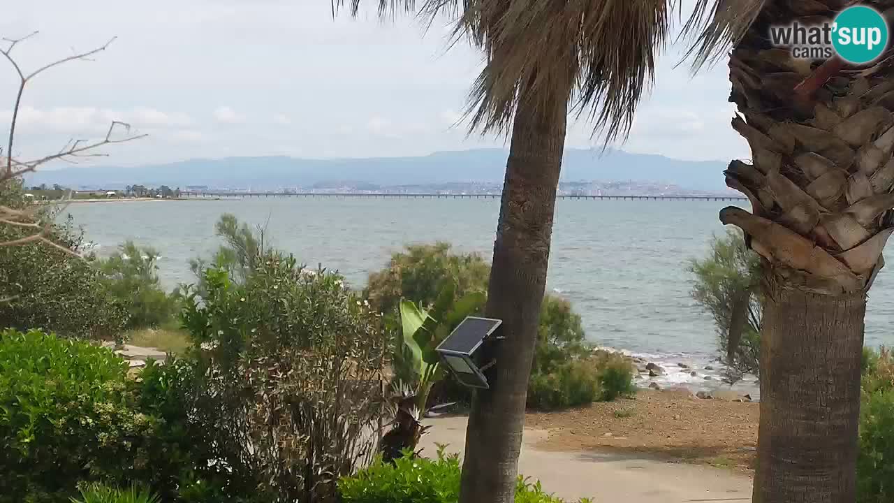Live webcam Capoterra – La Maddalena beach – Sardinia – Italy
