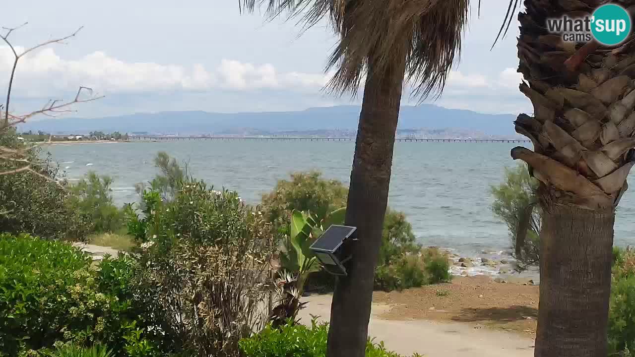 Live Webcam Capoterra – La Maddalena Strand – Sardinien – Italien