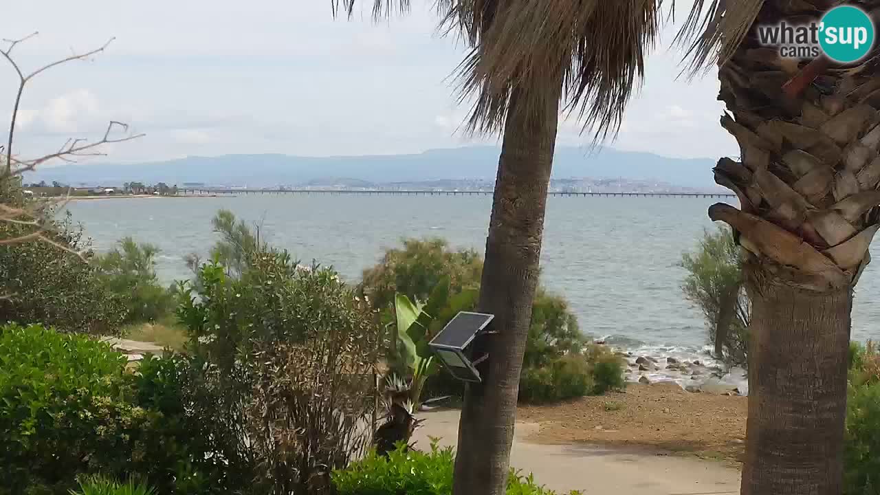 Live webcam Capoterra – Spiaggia della Maddalena – Sardegna – Italia