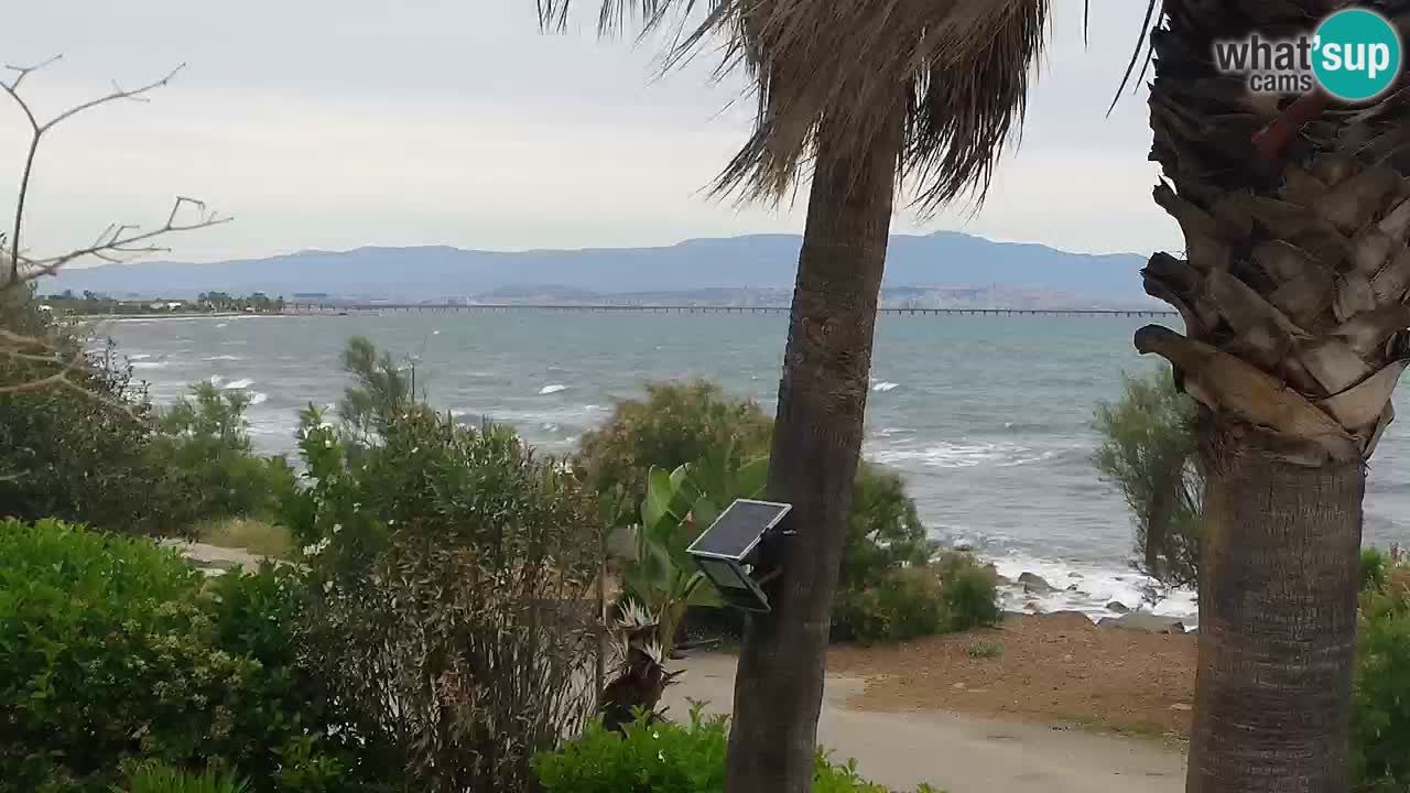 Live Webcam Capoterra – La Maddalena Strand – Sardinien – Italien