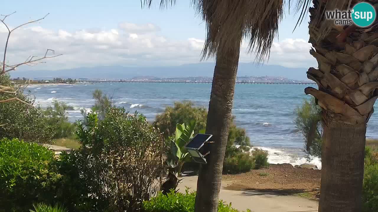 Live Webcam Capoterra – La Maddalena Strand – Sardinien – Italien
