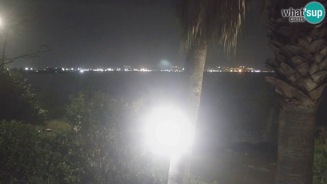 Webcam en direct Capoterra – Plage de La Maddalena – Sardaigne – Italie
