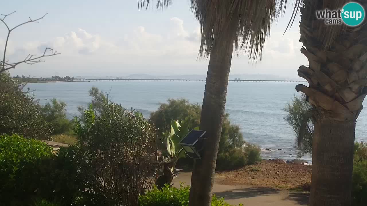 Web kamera uživo Capoterra – plaža La Maddalena – Sardinija – Italija