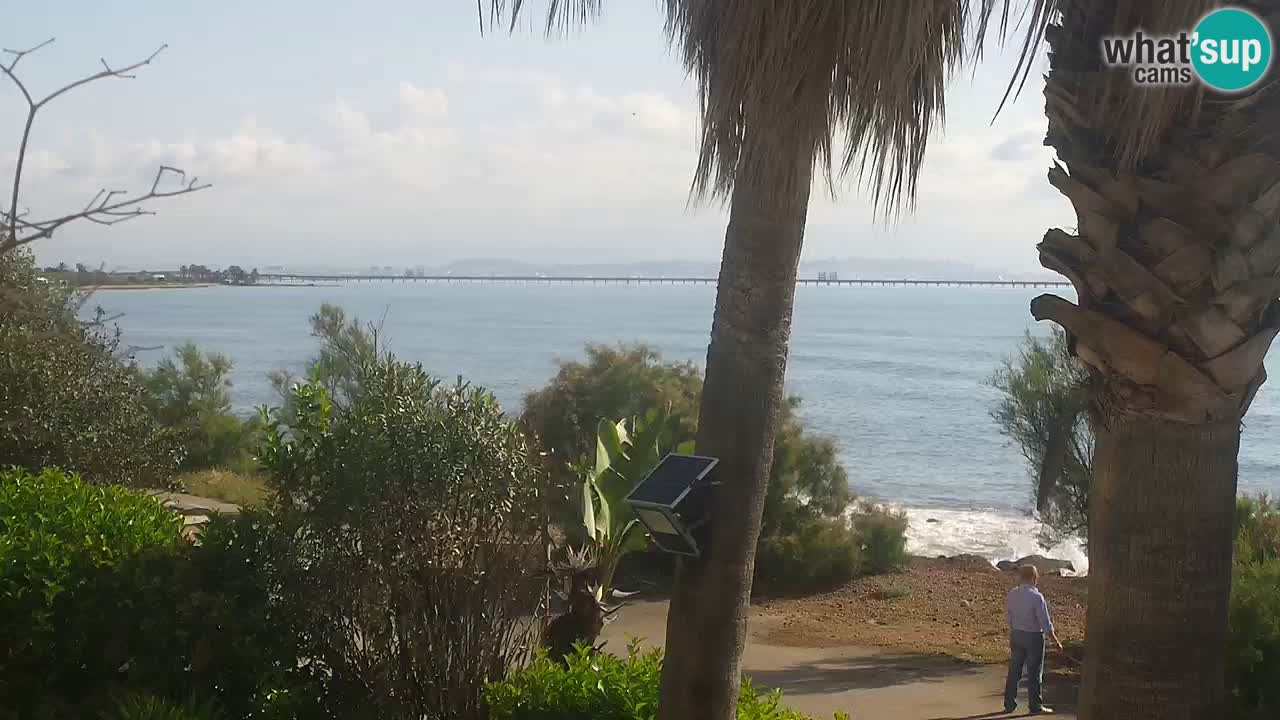 Live Webcam Capoterra – La Maddalena Strand – Sardinien – Italien