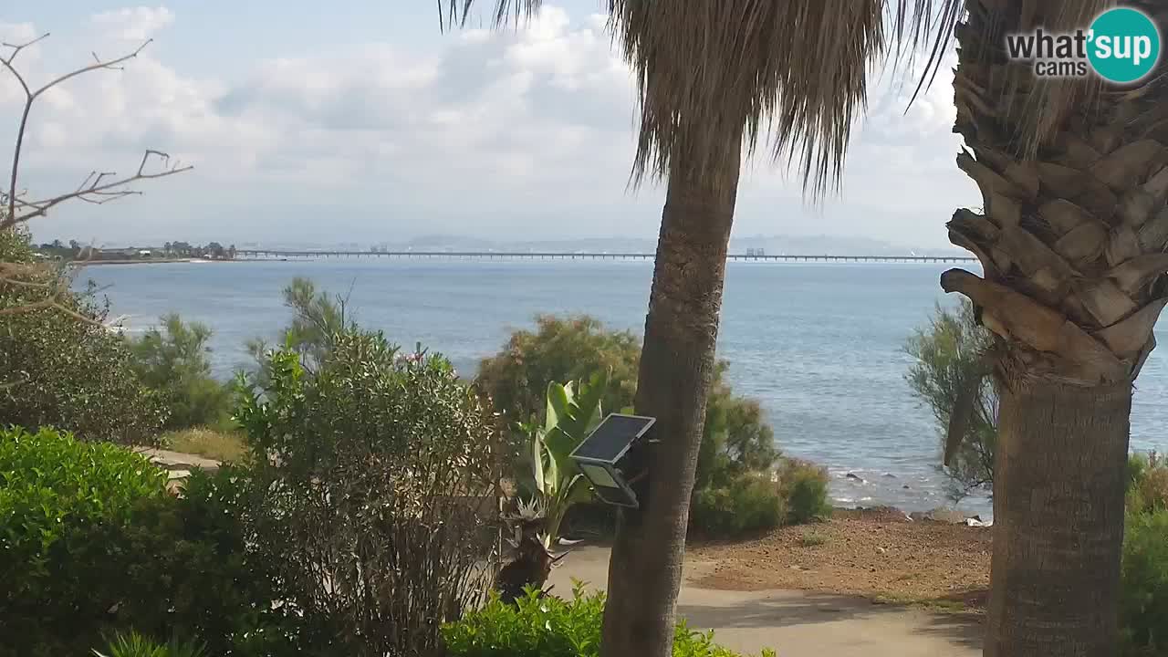 Live webcam Capoterra – La Maddalena beach – Sardinia – Italy