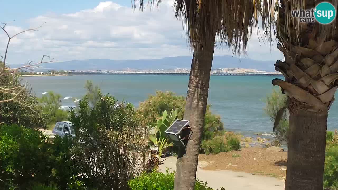 Webcam en vivo Capoterra – Playa La Maddalena – Cerdeña – Italia