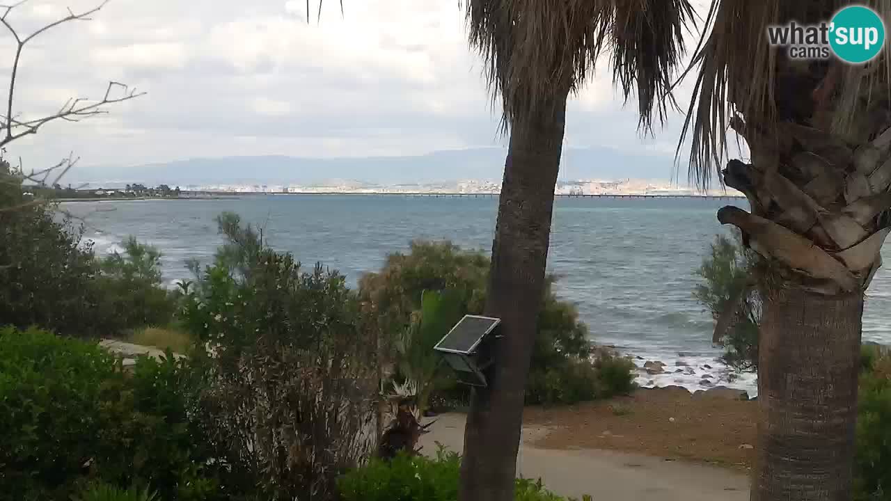 Live webcam Capoterra – Spiaggia della Maddalena – Sardegna – Italia