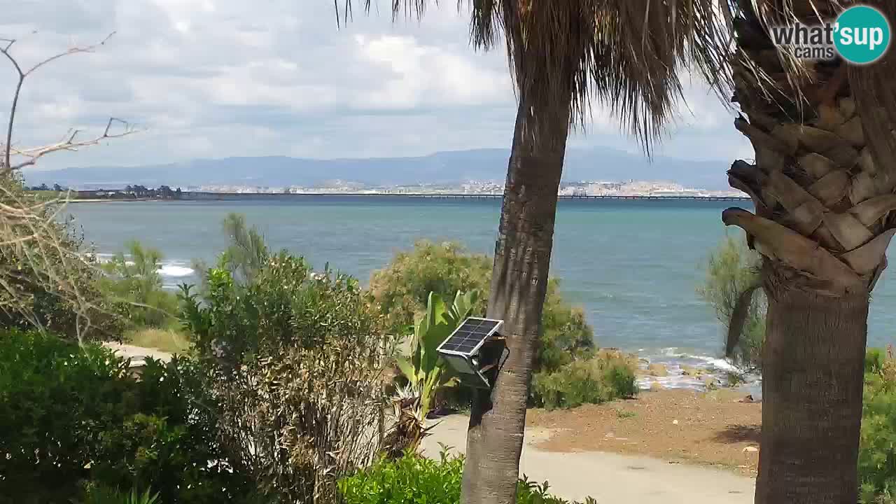 Live webcam Capoterra – Spiaggia della Maddalena – Sardegna – Italia