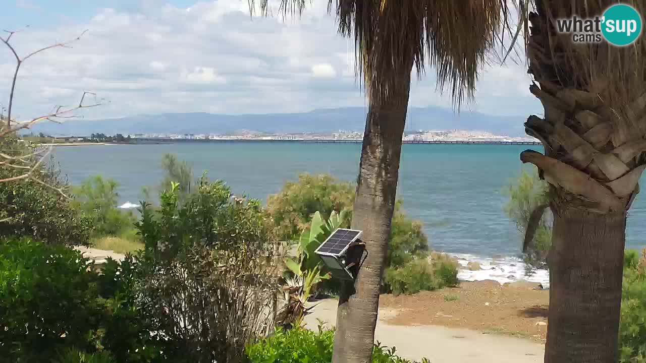 Spletna kamera v živo Capoterra – plaža La Maddalena – Sardinija – Italija