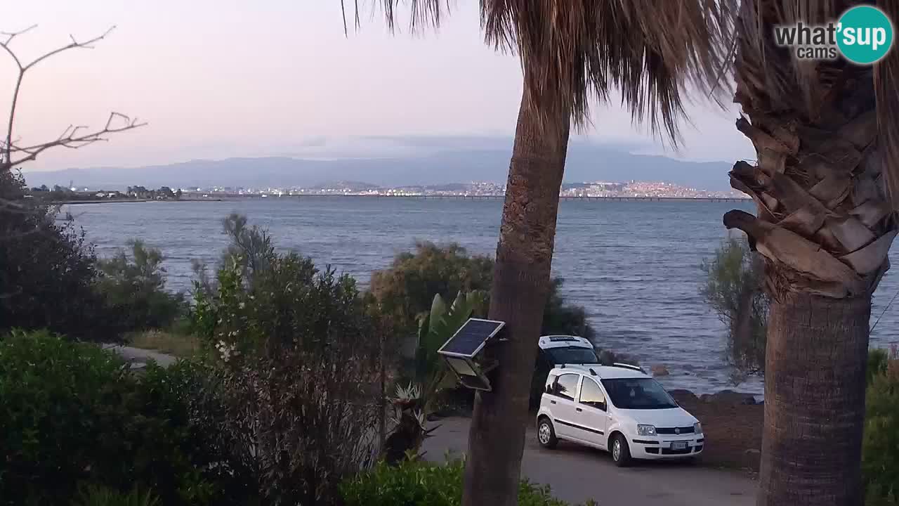 Webcam en direct Capoterra – Plage de La Maddalena – Sardaigne – Italie