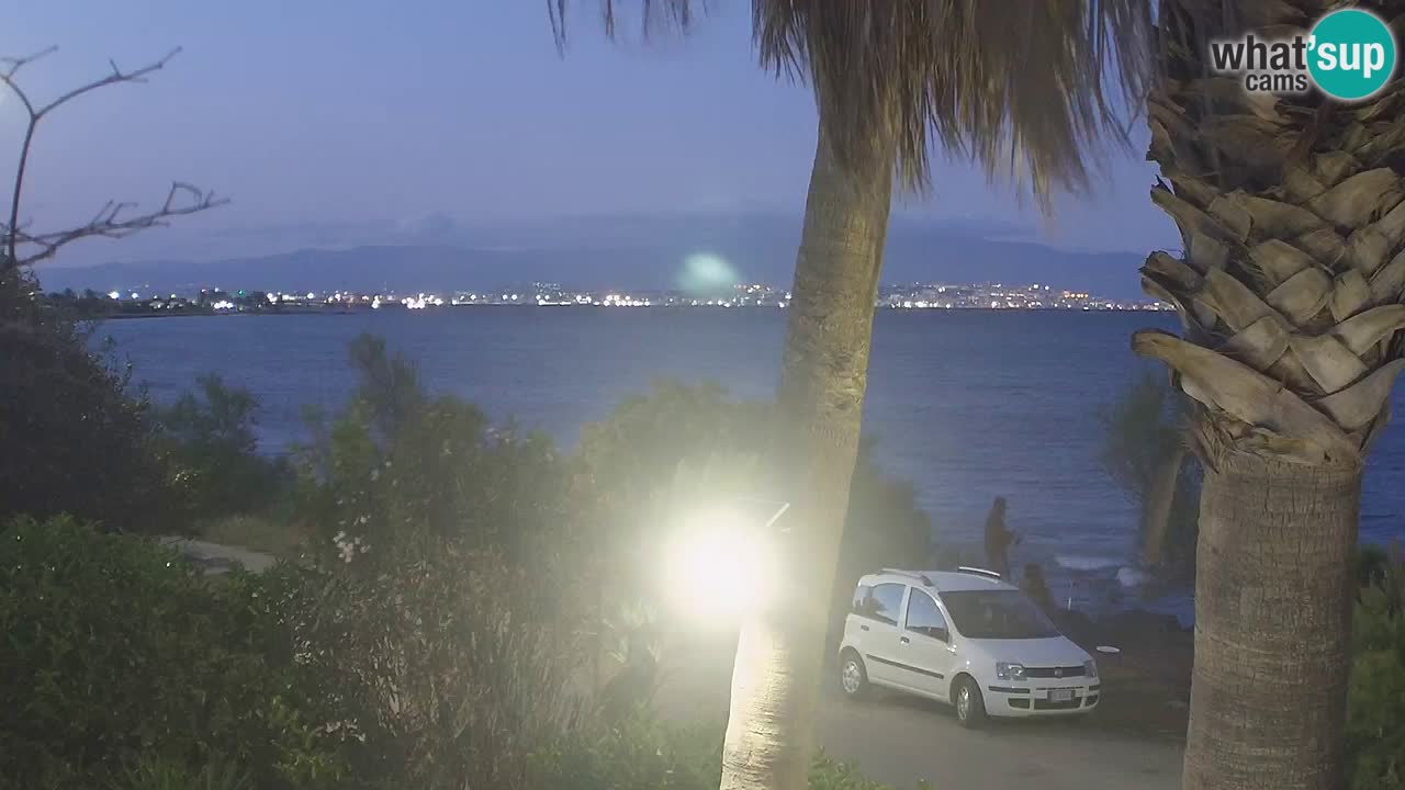 Live webcam Capoterra – La Maddalena beach – Sardinia – Italy