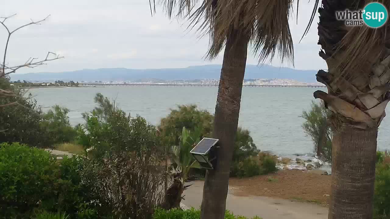 Live webcam Capoterra – La Maddalena beach – Sardinia – Italy
