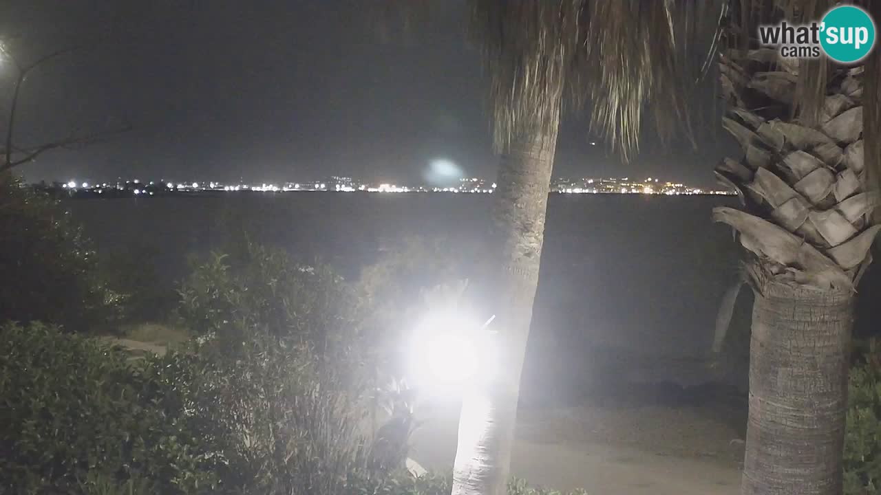 Webcam en direct Capoterra – Plage de La Maddalena – Sardaigne – Italie