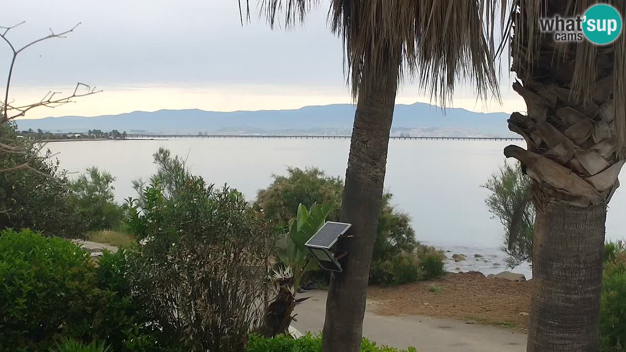 Webcam en direct Capoterra – Plage de La Maddalena – Sardaigne – Italie
