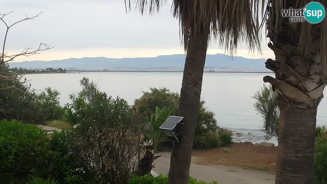 Webcam en direct Capoterra – Plage de La Maddalena – Sardaigne – Italie