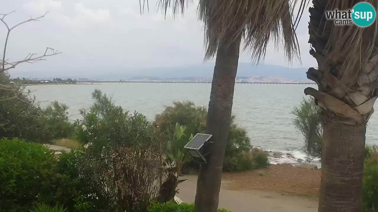 Live webcam Capoterra – La Maddalena beach – Sardinia – Italy