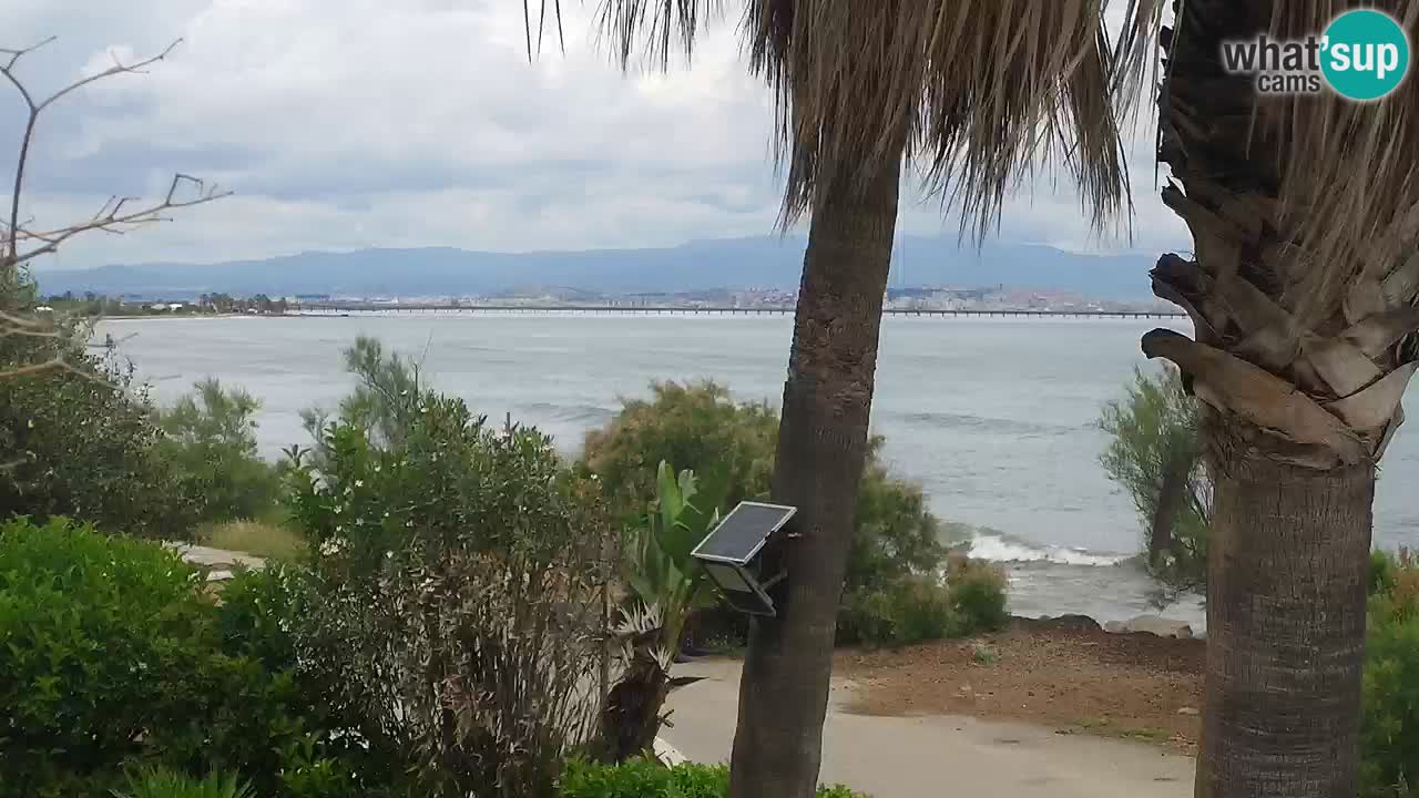 Webcam en vivo Capoterra – Playa La Maddalena – Cerdeña – Italia